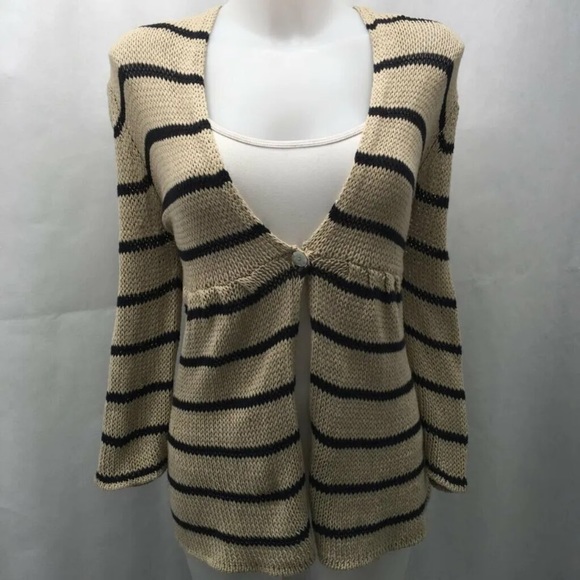Wooden Ships Sweaters - Wooden Ships Tan Cardigan Sweater with hoodie!